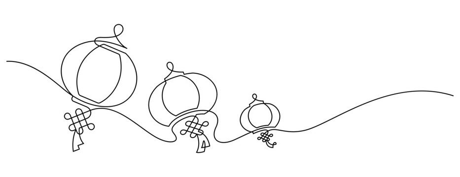 chinese new year paper lantern hanging continuous line drawing decorative copy space minimalist art. chinese red lantern blow in the wind