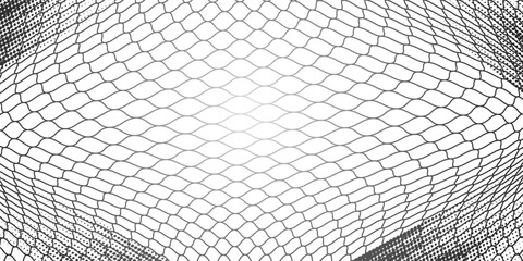 Mesh texture for fishing nets. Seamless pattern for sportswear or soccer goal, volleyball net, vector illustration. © riski