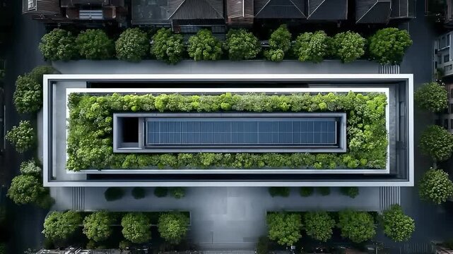 Ecological Landscape of Green Roofs in Urban Buildings
