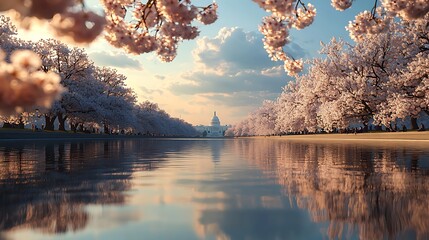 reflection in the lake