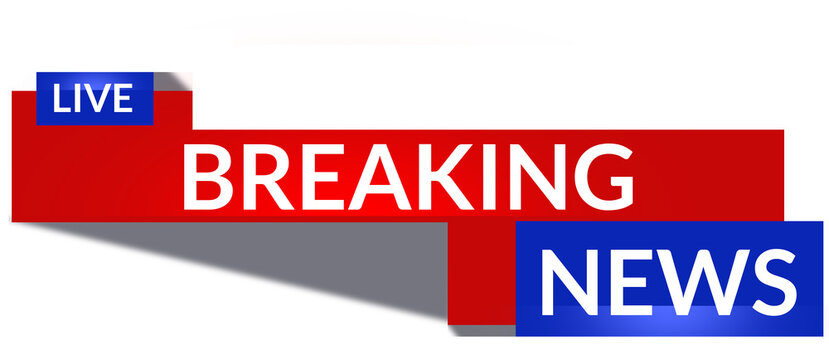 Modern Live Breaking News Headline Bar for TV Broadcast