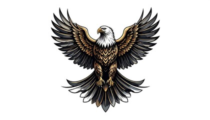 Majestic Eagle Soaring - A Symbol of Freedom and Power.