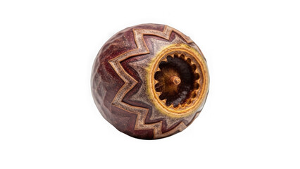 handmade ceramic vase with star design