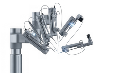 Robotic surgical instruments and tools for minimally invasive surgery