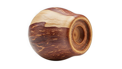 Wooden bead with hole for crafting