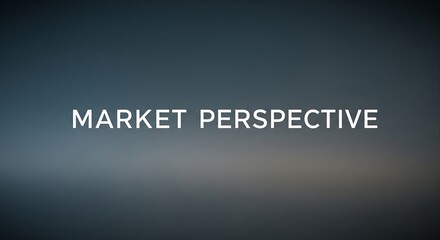 Fototapeta premium Market perspective with a professional and modern background