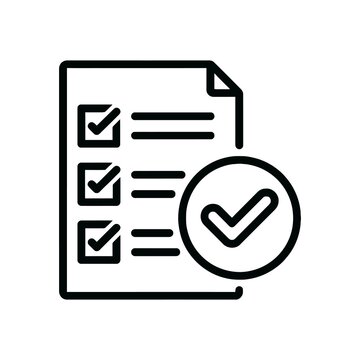checklist icon with checkmarks on a document