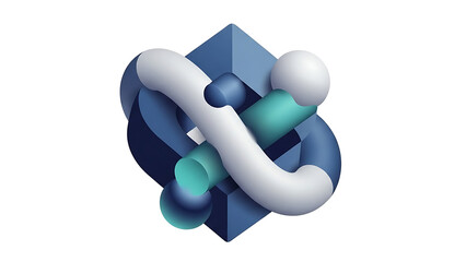 Abstract Intertwined 3D Geometry