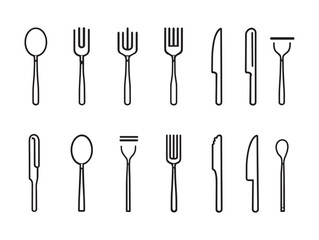 Cutlery set elegant design for dining