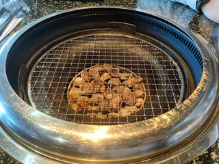 炭火の焼肉コンロ