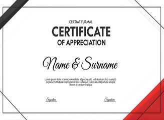Certificate of appreciation template