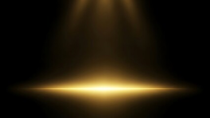 Obraz premium Valentine's day love shines bright with golden lights on a romantic night
