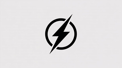 Modern lightning bolt logo symbolizing energy and innovation