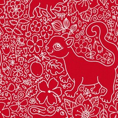 seamless floral pattern