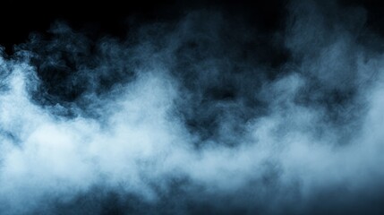 Fototapeta premium Captivating white smoke plumes against dark background ethereal haze abstract artistry visual impact.