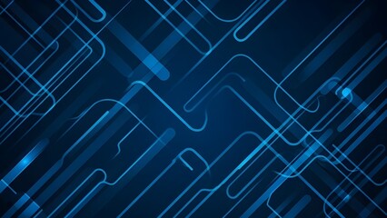 abstract technology backgroundAbstract technology background with glowing digital lines and futuristic network design representing innovation, artificial intelligence, cyber security, data flow, cloud