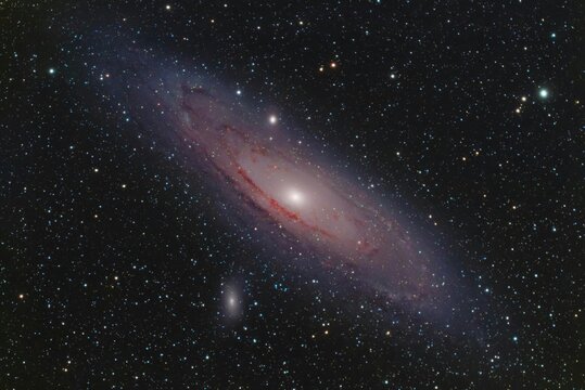 The Majestic Andromeda Galaxy (M31) in Deep Space