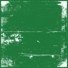 Distressed Indigo Grunge Border with Heavy Ink Texture and Weathered Frame