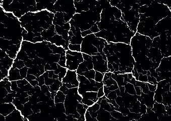 Distressed Black Grunge Border Overlay with Heavy Ink Texture and Weathered Frame