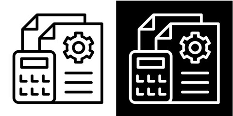 Bookeeping Iconset White Style Collection