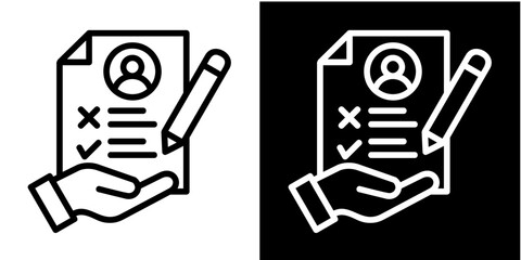 Need Assessment Iconset White Style Collection