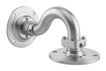 Industrial pipe fitting warehouse product modern isolated on transparent background