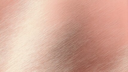 Fototapeta premium Elegant Rose Gold Brushed Metal Texture Background with Gradient Shine and Subtle Diagonal Lines