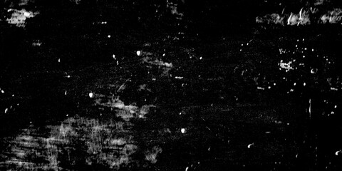 Dust and scratches design. Aged photo editor layer. Black grunge abstract background