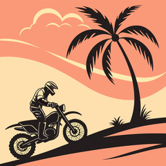 silhouette of a motorcycle