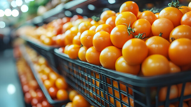 Food inflation. The effect of the inflation rate on prices. Consumer price index or CPI. Prices of commodities and consumer goods rose due to rising inflation. Generated Ai