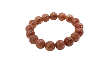 レピドライト水晶　ブレスレット マクロ撮影　背景透過