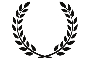 Floral laurel wreath frame silhouette for certificates invitations and elegant borders PNG  laurel wreath award. transparent  award frame collection, black victory wreath