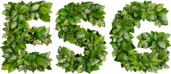 Sustainable ESG Concept Illustrated with Lush Green Foliage Forming the Letters 'ESG'