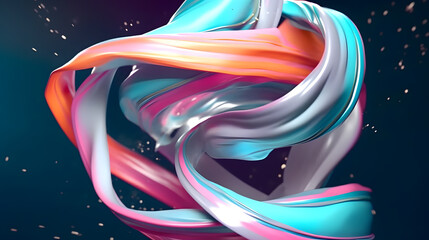 Vibrant Tornado Swirl