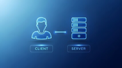 User data transfer to server illustration