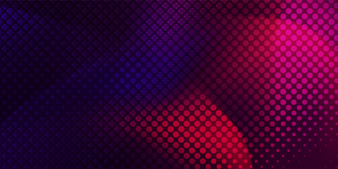 Dark Pink vector template with circles art. Simple Blurred bubbles on abstract background with colorful gradient. New design for ad, poster, banner of your website.