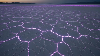 lightning over the sea