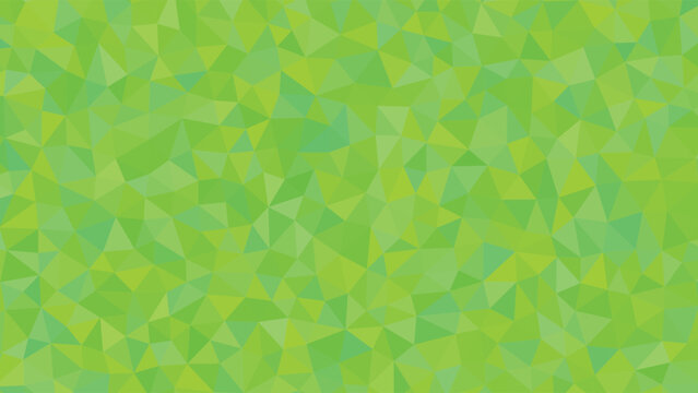 Abstract geometric pattern with vibrant green and yellow triangular shapes forming a dynamic background 2