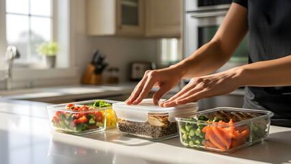 Healthy meal prep & &ldquo;food-as-lifestyle&rdquo; scenes