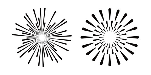 Fireworks, happy new year, festive fireworks display, a collection of black fireworks on White background,  Black fireworks explosion on white background 