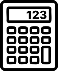 Generic Calculator Icon for Financial and Mathematical Calculations