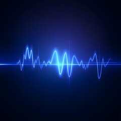 Fototapeta premium Cyber technology pulse pattern high resolution picture