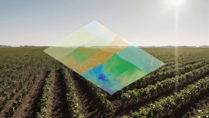 Precision Agriculture - Data Overlay on Coffee Plantation for Crop Analysis.