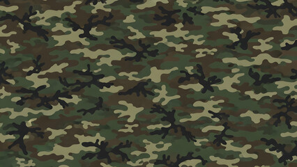 Forest camouflage pattern suitable for military outdoor and hunting themes
