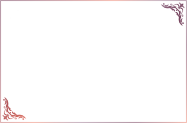 Gradient Blue Sky Ornate Swirl Corner Set for Decorative Frame Border. 1584