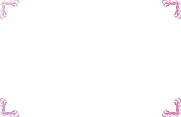 Gradient Purple Sky Ornate Swirl Corner Set for Decorative Frame Border. 1589