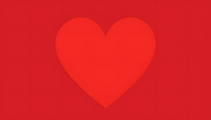 Big heart symbol representing love affection and emotional connection