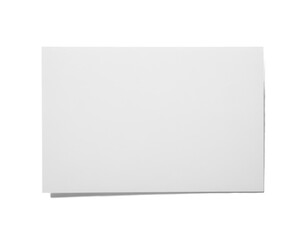 Blank White Card with Shadow