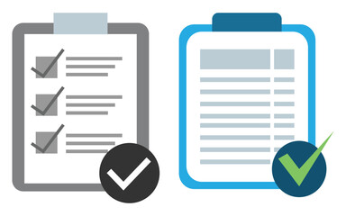  Document and Checklist Vector Illustration with Pencil for Productivity Concepts
