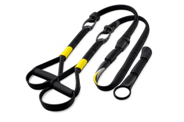 Suspension Training Straps for fitness, transparent background render